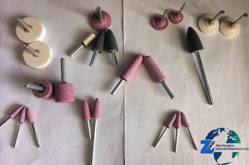 Namontované body na brúsenie a leštenie dreva