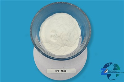 Biely korundový prášok pre elektrooptiku